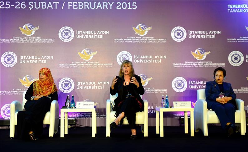 Nobel winners in Turkey slam sexual violence against women