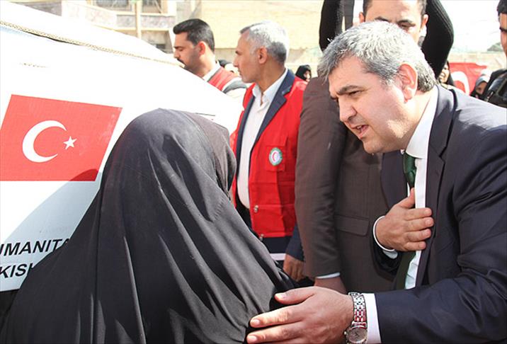 Kerbela'daki sığınmacılara Türkiye'den yardım
