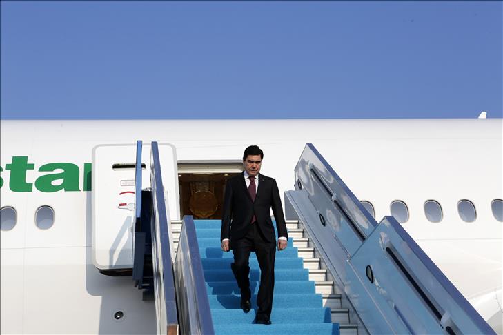 Turkmenistan president heads home due to mother's illness