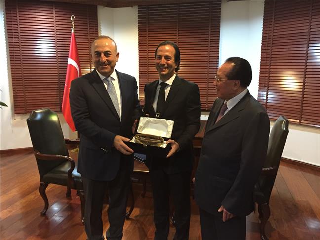 Cavusoglu opens Turkish embassy in Cambodia
