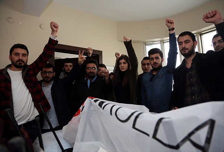 CHP Trabzon İl Başkanlığında "işgal" eylemi