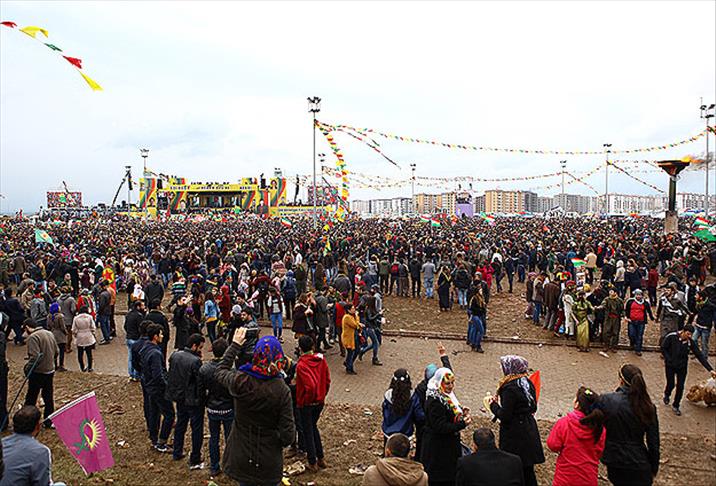 Diyarbakır'daki nevruz kutlaması sona erdi
