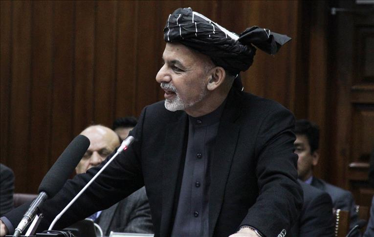 Afghan president praises US sacrifice
