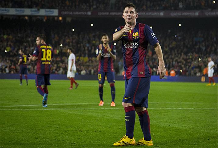 En çok kazanan futbolcu Messi