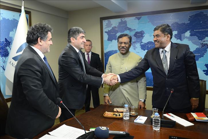 Indian journalists visit Anadolu Agency headquarters