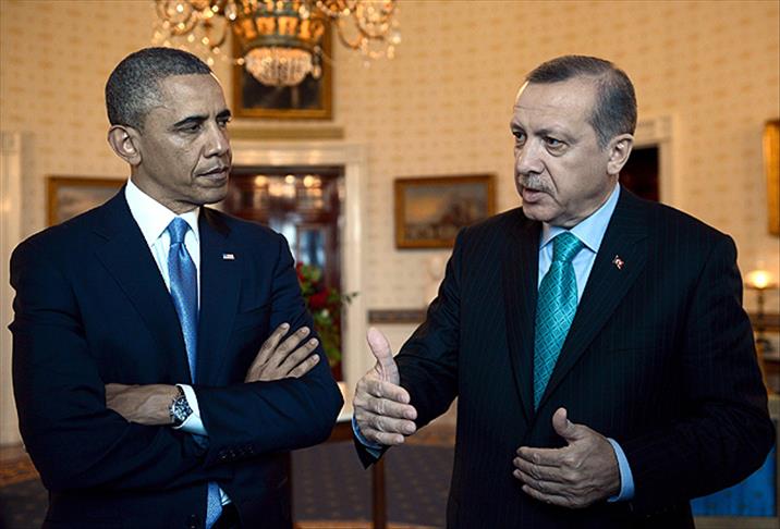 Obama ile Erdoğan telefonda görüştü