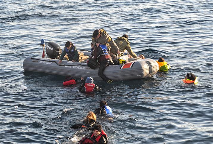 Ege Denizi'nde 123 kaçak göçmen kurtarıldı