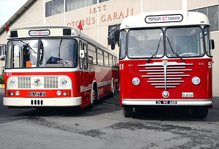İETT'nin nostaljik otobüsleri sefere çıktı