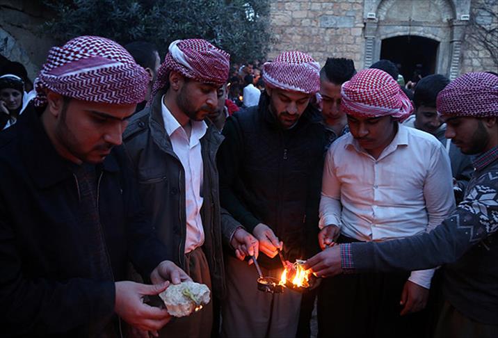 Yezidiler "Kırmızı Çarşamba"yı buruk kutladı