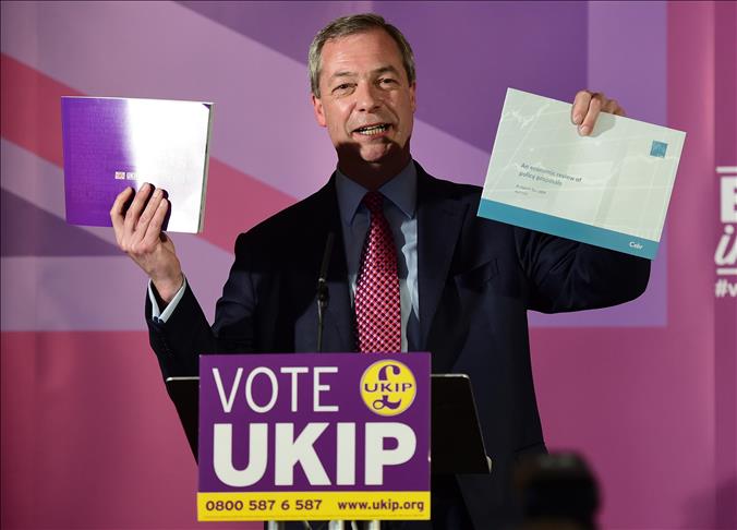 UKIP unveil manifesto ahead of British general elections