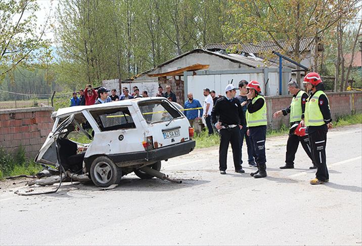 Sakarya'da trafik kazası: 1 ölü