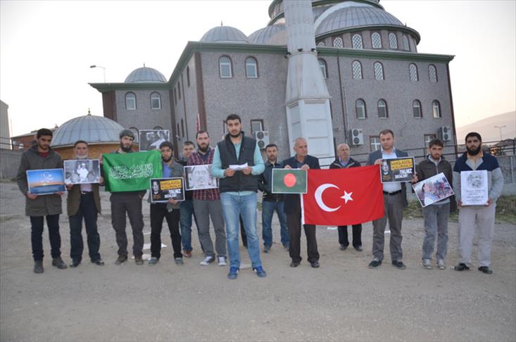 Kamaruzzaman'ın idamı protesto edildi
