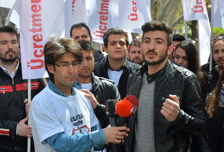 Öğretmen adaylarından "atama eylemi"