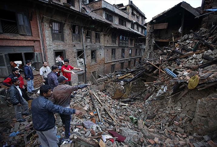 Nepal'de büyük yıkım