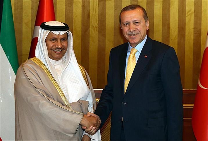 Erdoğan Kuveyt Başbakanı El-Sabah'ı kabul etti