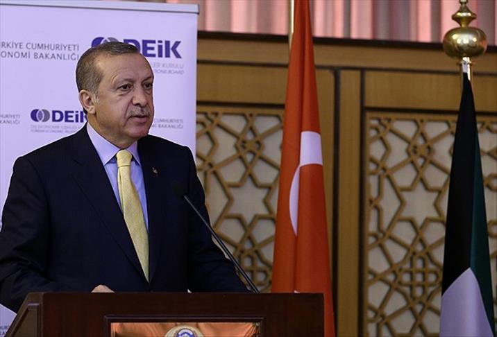 Erdogan urges Kuwaiti investment in Turkey
