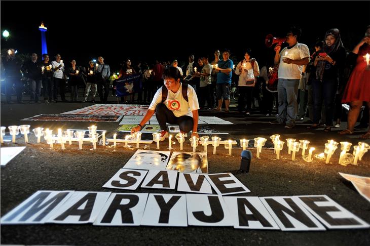 Suspected recruiter of Filipina on death row surrenders