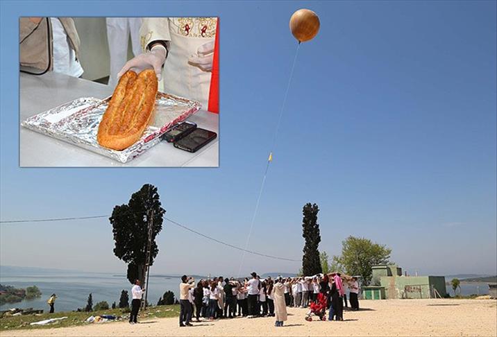 Turkish chef launches cheese pastry into space