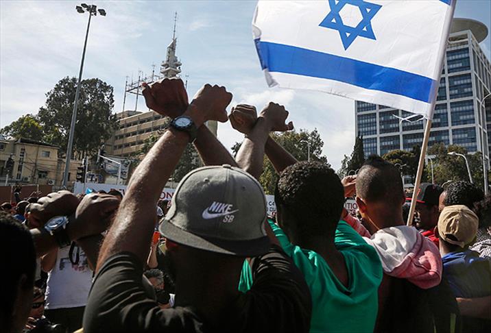 Etiyopyalılar İsrail'deki "ırkçılığı" protesto etti
