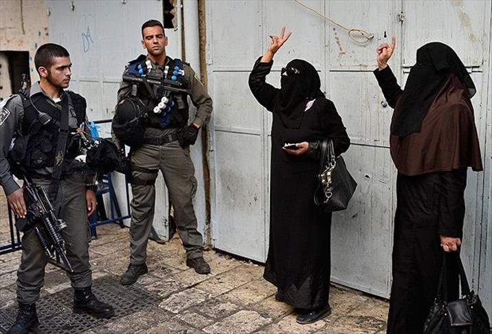 Kudüs'te 3 Filistinli kadın gözaltına alındı