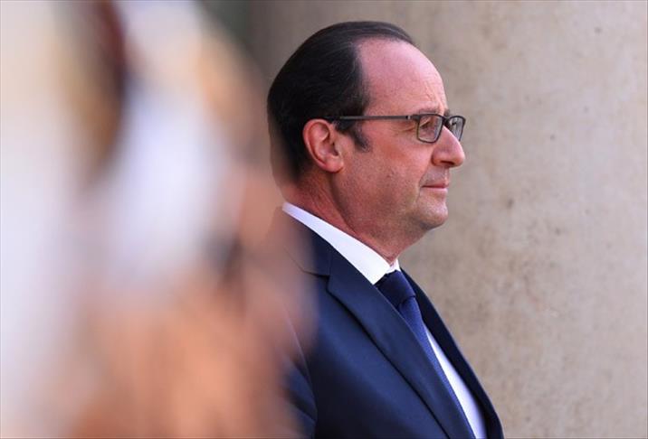 Gulf leaders, France's Hollande meet in Riyadh