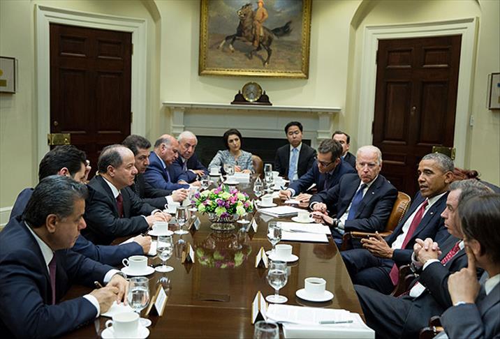 Barzani, Obama ve Biden ile görüştü