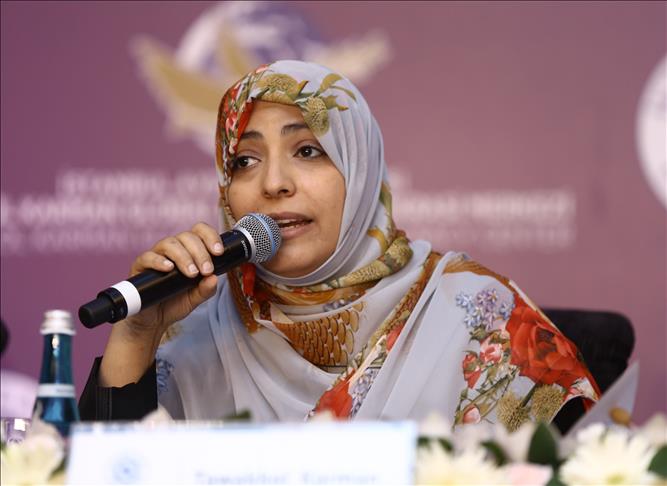 Nobel winner activist call Houthis to accept cease-fire
