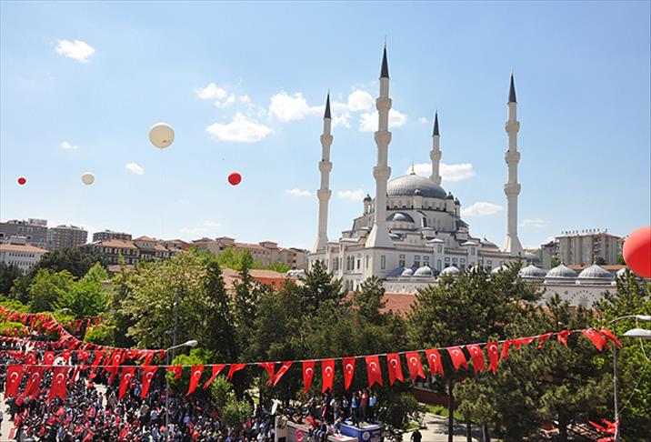 Erdoğan Merkez Nur Camii'nin açılışını yaptı