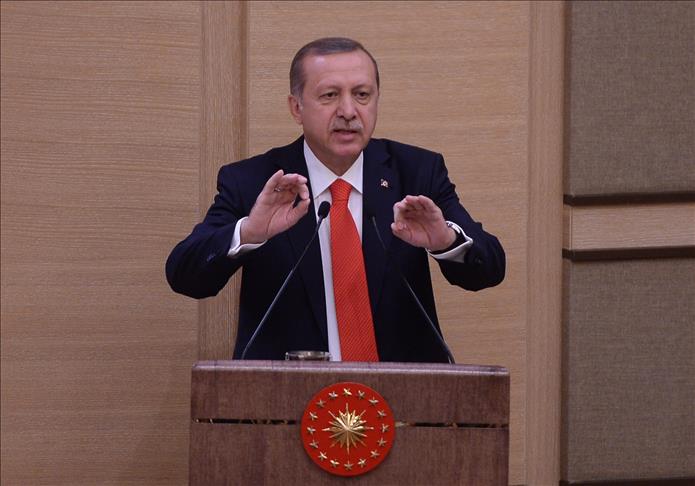 Erdogan marks 'first brick' of Turkish independence