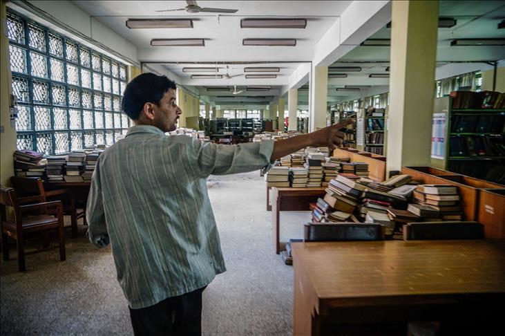 Saving Nepal libraries after quake disasters