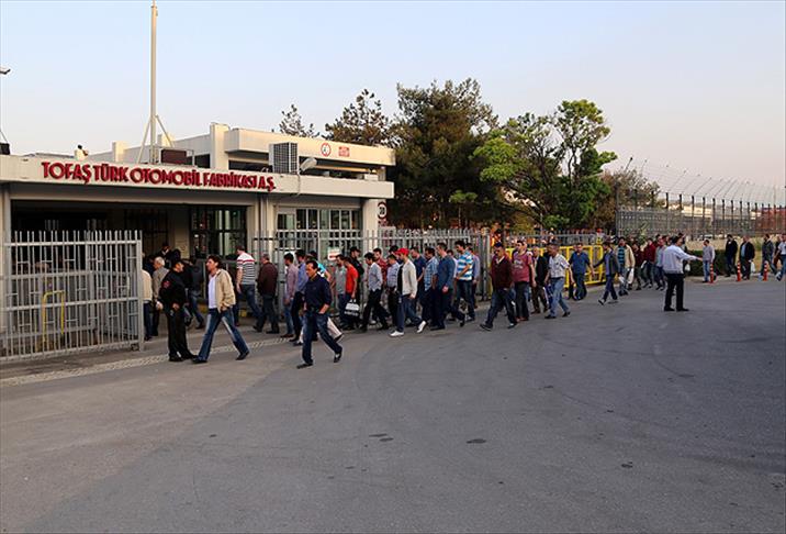 Tofaş'ta işçilerin eylemi sona erdi