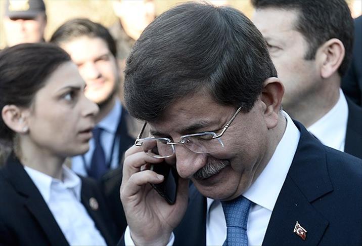 Turkey's Davutoglu phones UK's Cameron on polls victory