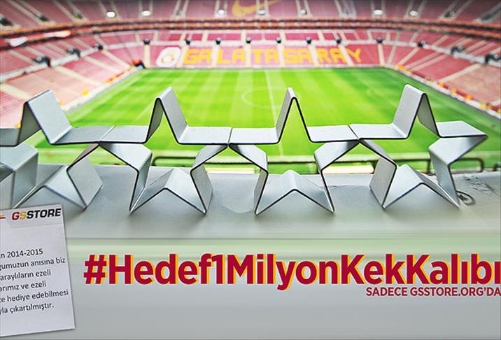 Galatasaray'dan "Hedef 1 Milyon Kek Kalıbı" kampanyası
