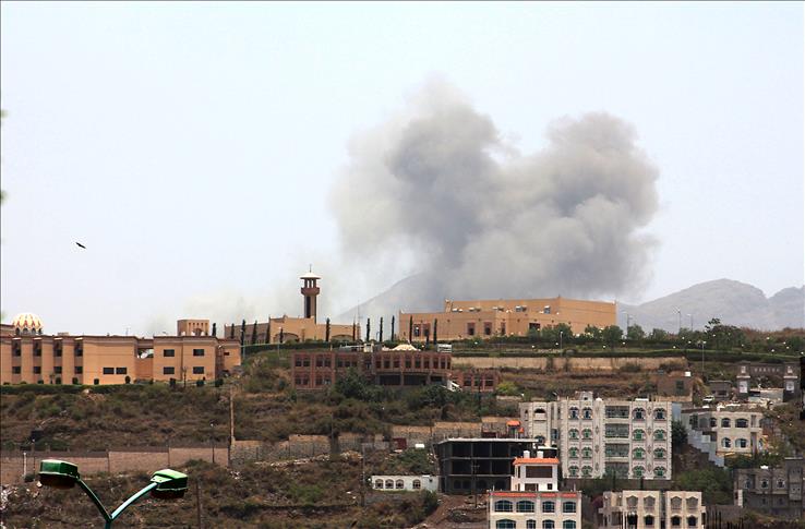 Saudi-led coalition forces launch airstrikes across Yemen