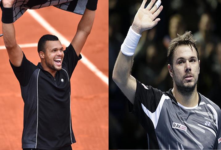 Wawrinka ve Tsonga yarı finalde