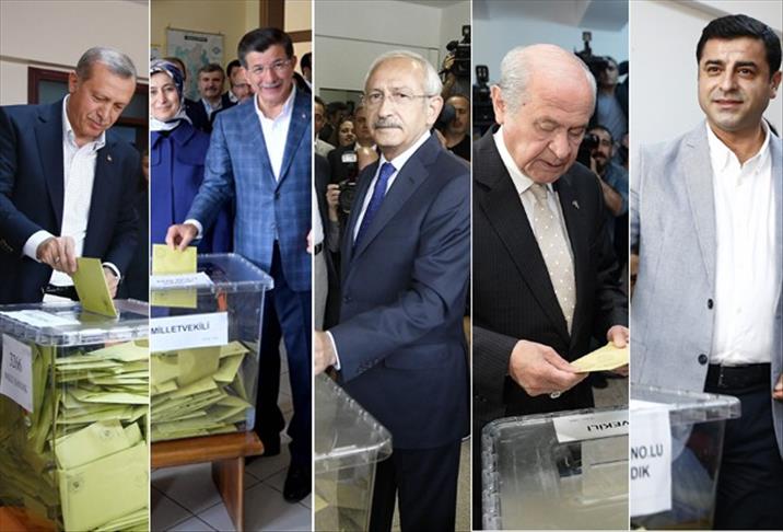 President, PM and party leaders vote in Turkish election
