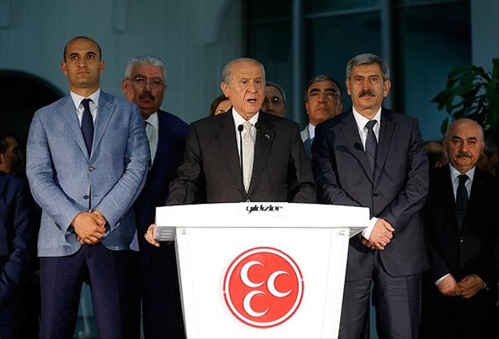 Législatives/Turquie: Le chef du MHP exclut la possibilité d'une coalition
