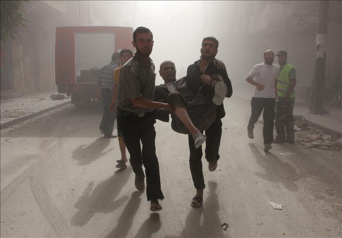 Syria: Five killed, 15 injured in barrel bomb attack