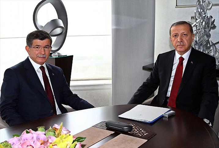 Erdoğan, Davutoğlu'nu kabul etti