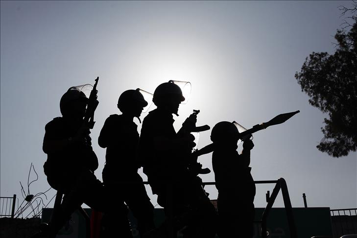 L'armée israélienne en manœuvre d’entrainement en Cisjordanie