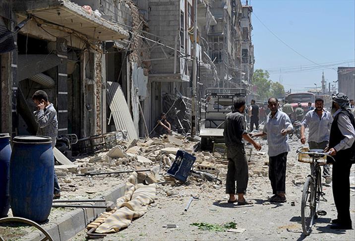 Şam'da hava saldırısı: 10 ölü, 60 yaralı
