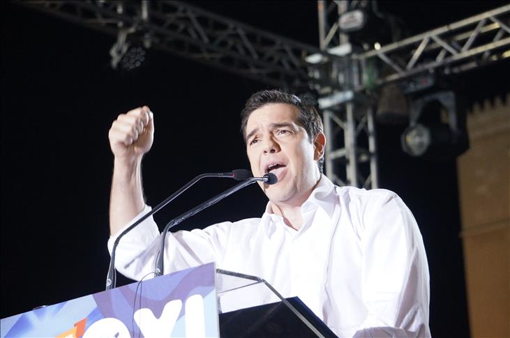 Greek PM calls for vote against 'blackmail'