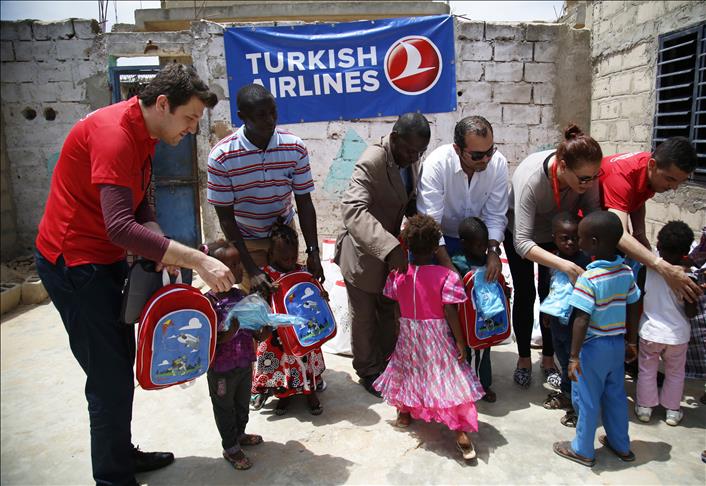 Turkish airlines apporte son assistance à des enfants de Dakar et sa banlieue
