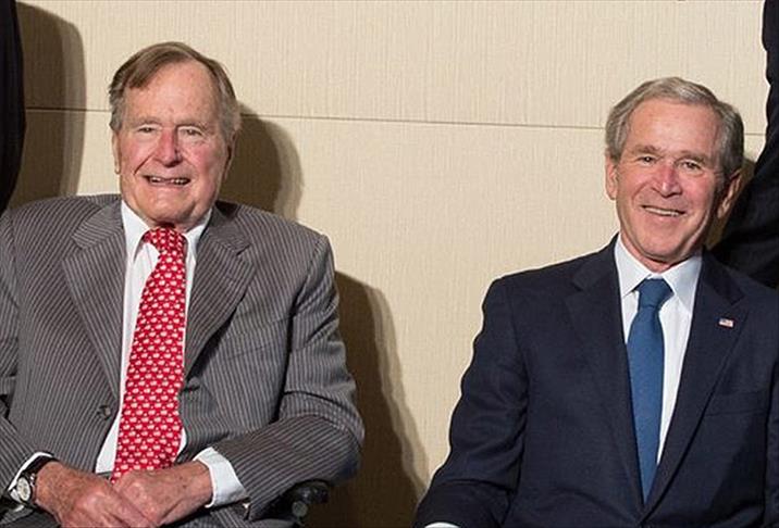 Baba Bush evinde düştü