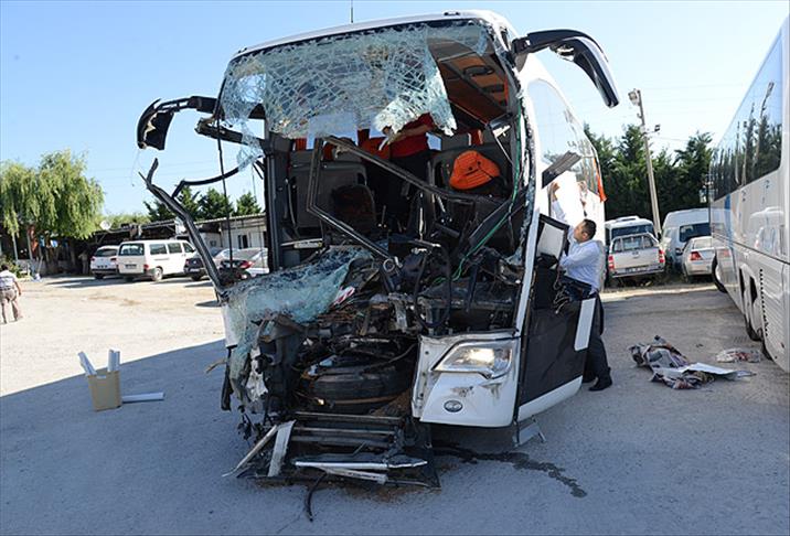 Ankara'da trafik kazası: 36 yaralı