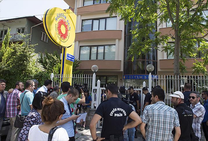 Sendika genel merkezinde terör operasyonu
