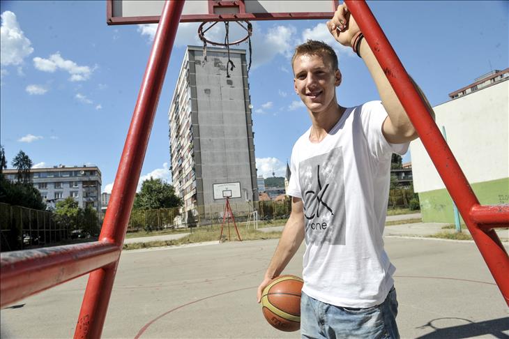 Adin Vrabac, mladi košarkaški reprezentativac BiH