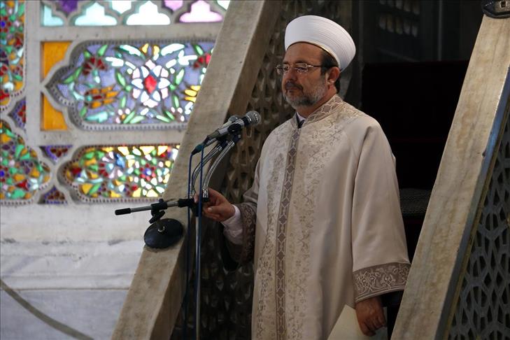 Turkey's top cleric slams misuse of Islam for violence