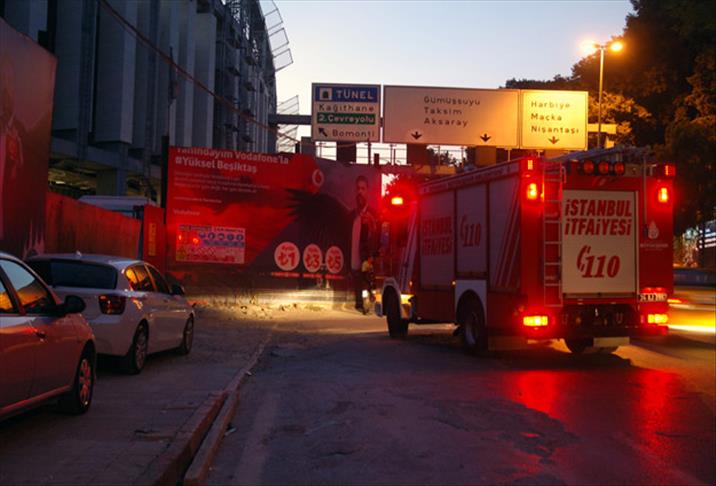 Vodafone Arena'da iş kazası