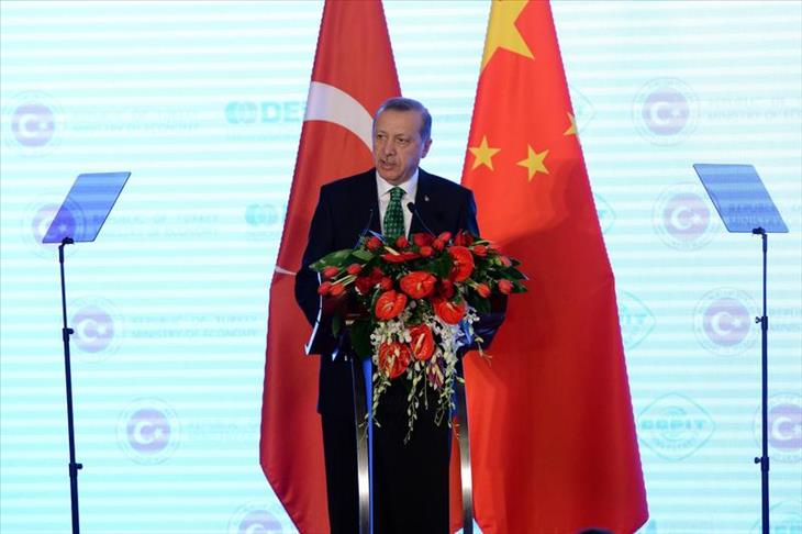 Erdogan wants Turkey/China trade imbalance tackled